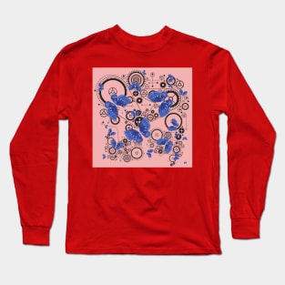 Pink mechanical butterflies Long Sleeve T-Shirt